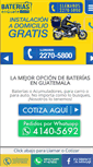 Mobile Screenshot of bateriasenguate.com
